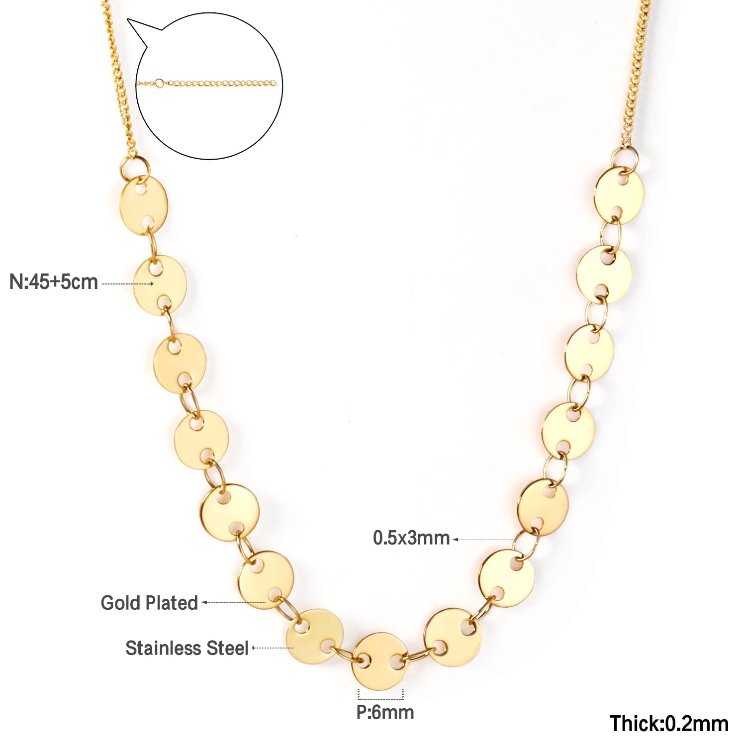 LUXUKISSKIDS Gold Chain NecklacesAzizaK