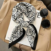 Luxury Brand Fashion Silk Square Scarf 70cmAzizaK