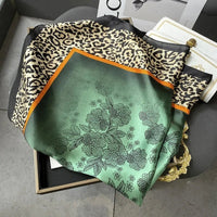 Luxury Brand Fashion Silk Square Scarf 70cmAzizaK