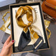 Luxury Brand Fashion Silk Square Scarf 70cmAzizaK