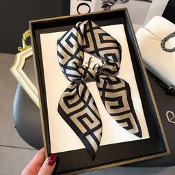 Luxury Brand Fashion Silk Square Scarf 70cmAzizaK