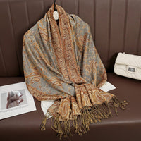 Luxury Brand Pashmina Cashmere ScarfAzizaK