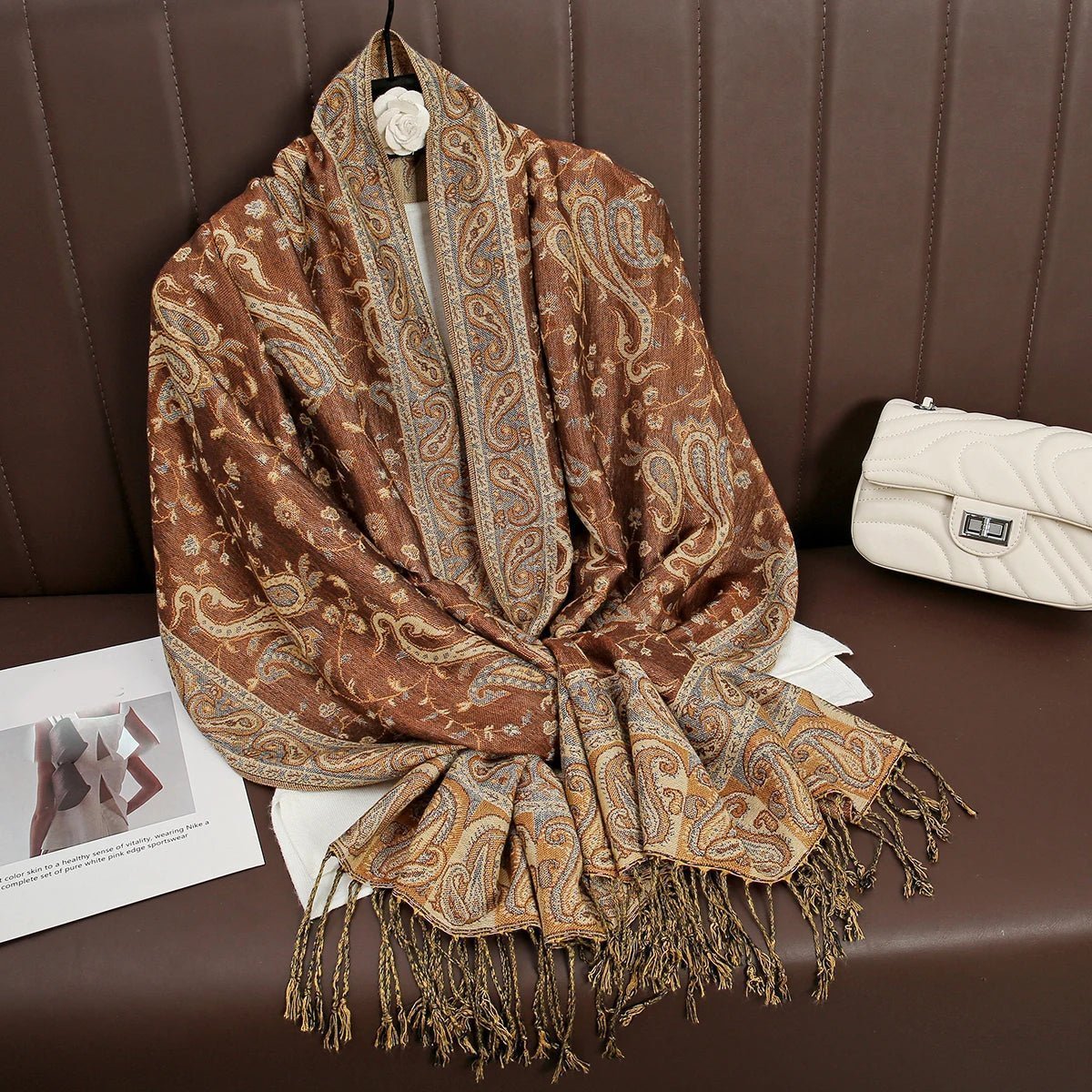 Luxury Brand Pashmina Cashmere ScarfAzizaK