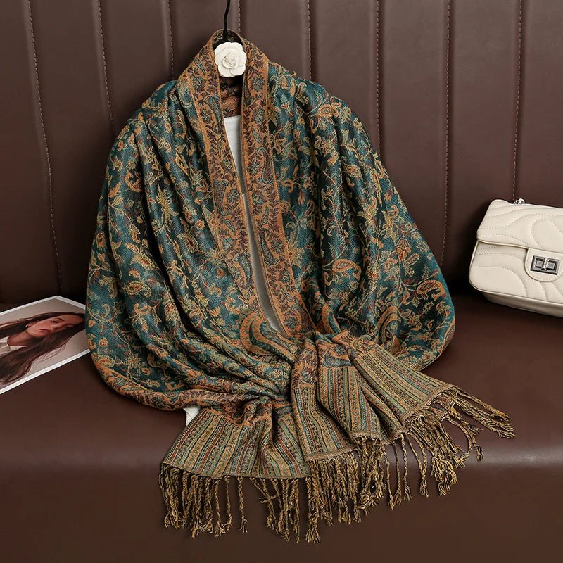 Luxury Brand Pashmina Cashmere ScarfAzizaK