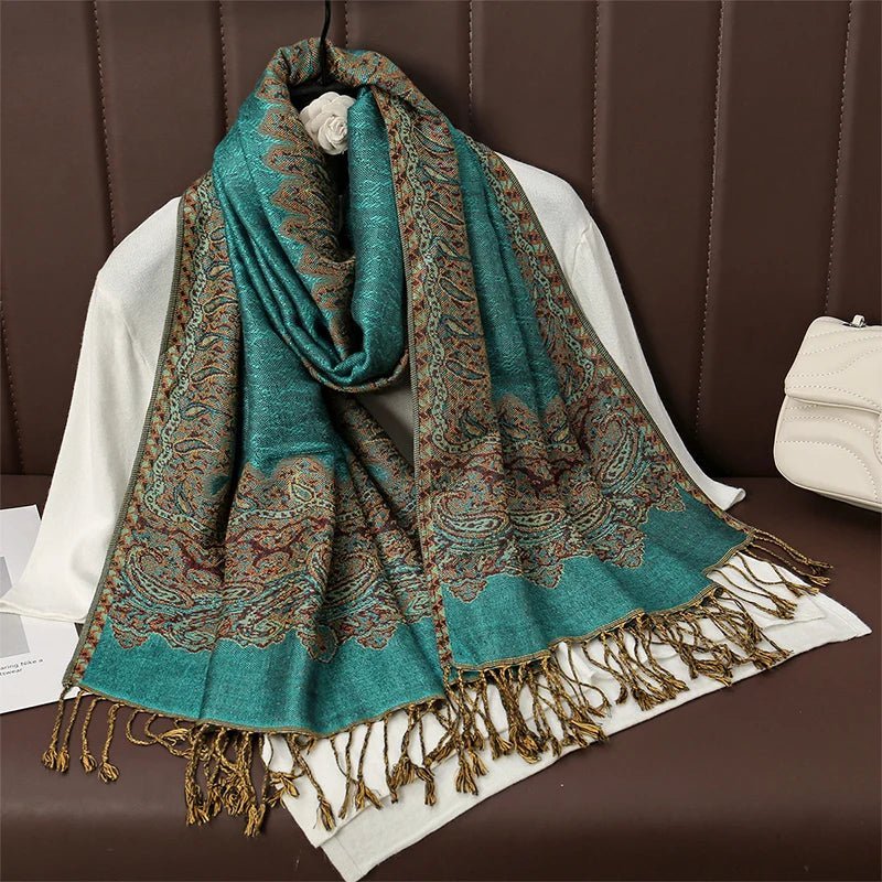 Luxury Brand Pashmina Cashmere ScarfAzizaK
