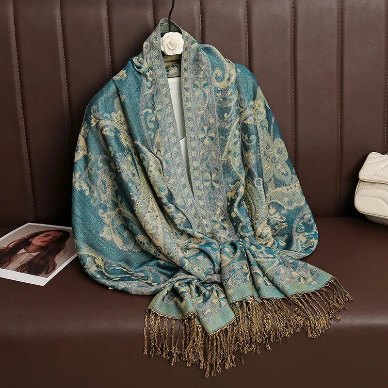Luxury Brand Pashmina Cashmere ScarfAzizaK