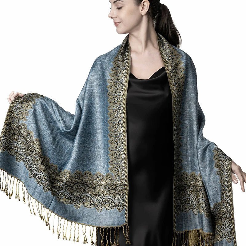 Luxury Brand Pashmina Cashmere ScarfAzizaK