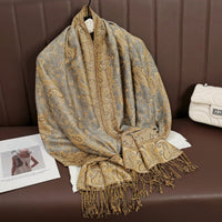 Luxury Brand Pashmina Cashmere ScarfAzizaK