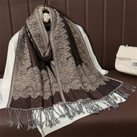 Luxury Brand Pashmina Cashmere ScarfAzizaK
