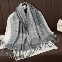 Luxury Brand Pashmina Cashmere ScarfAzizaK