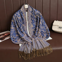 Luxury Brand Pashmina Cashmere ScarfAzizaK