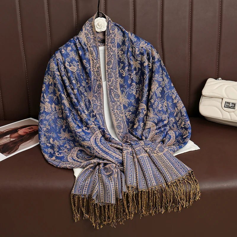 Luxury Brand Pashmina Cashmere ScarfAzizaK