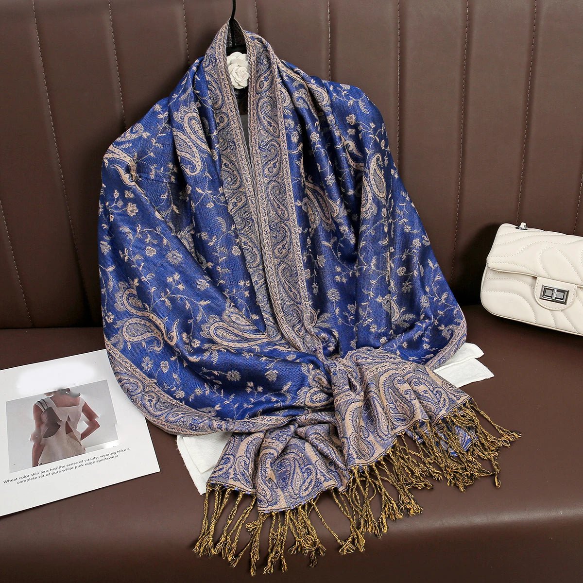 Luxury Brand Pashmina Cashmere ScarfAzizaK