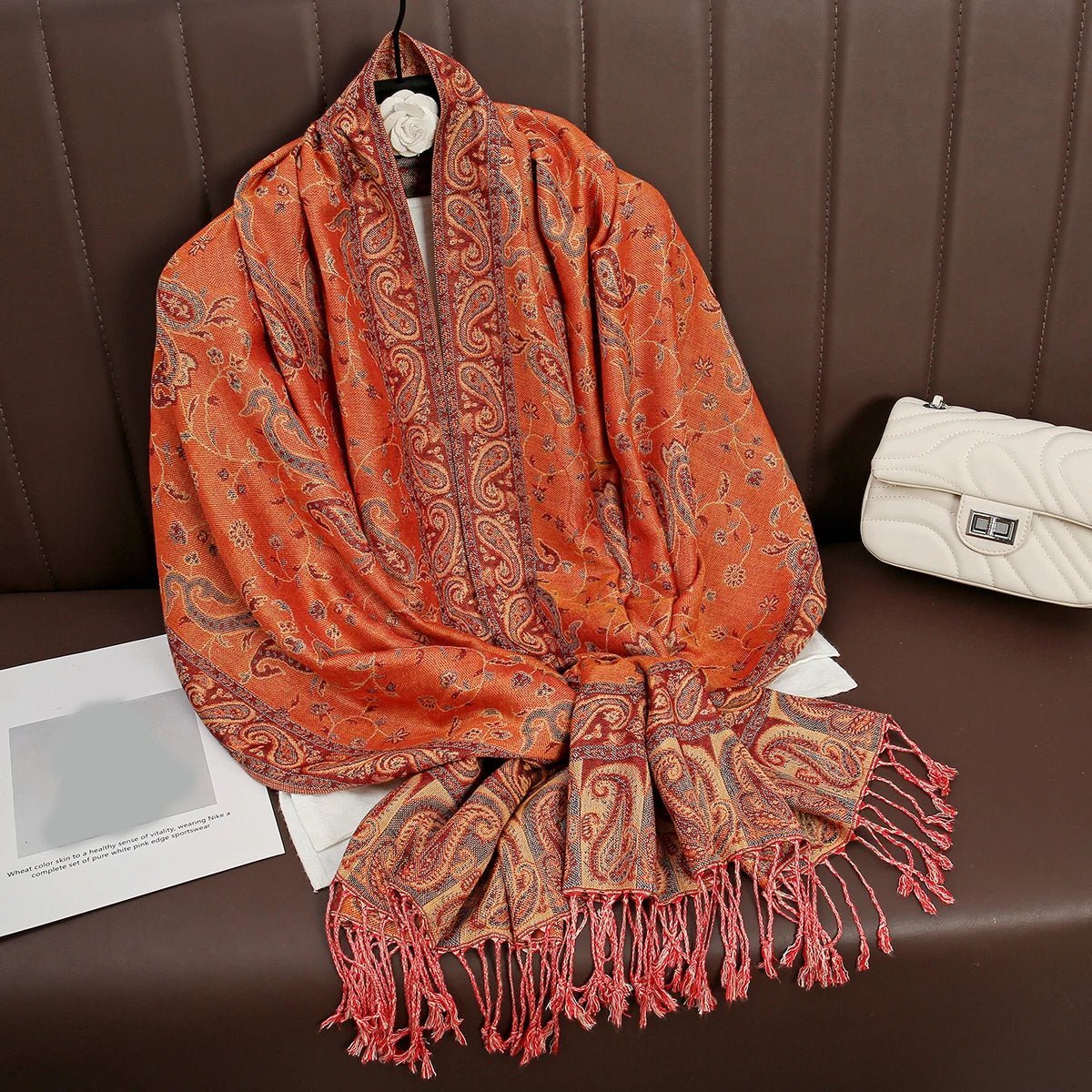 Luxury Brand Pashmina Cashmere ScarfAzizaK