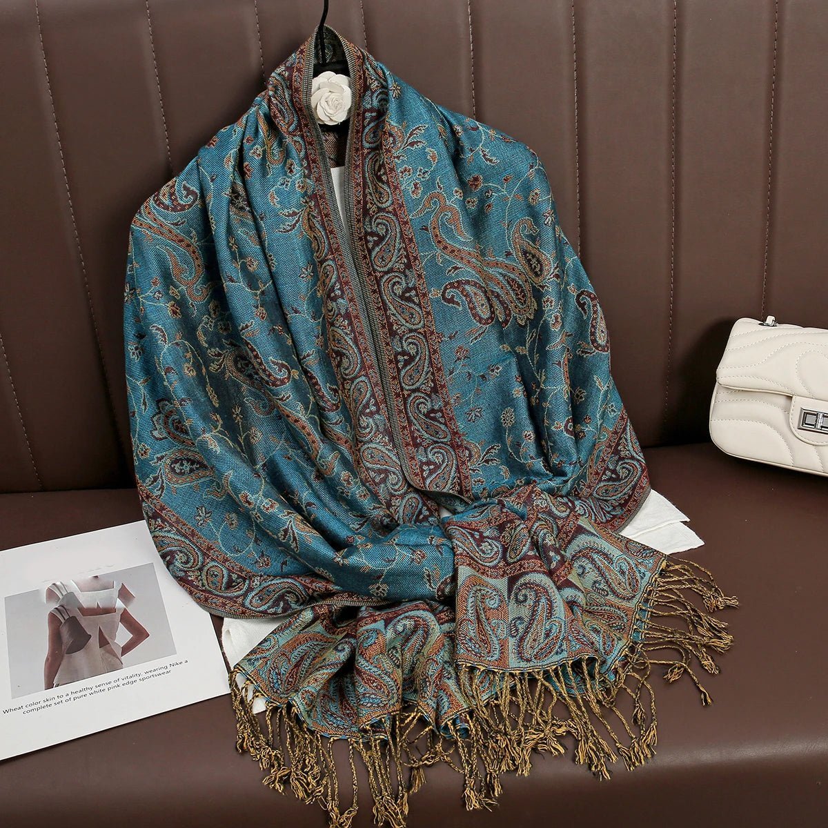 Luxury Brand Pashmina Cashmere ScarfAzizaK