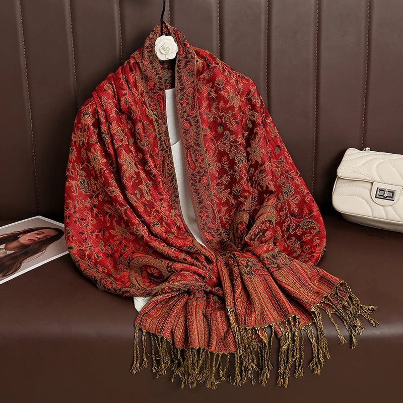 Luxury Brand Pashmina Cashmere ScarfAzizaK