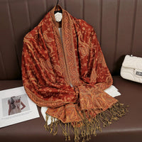 Luxury Brand Pashmina Cashmere ScarfAzizaK