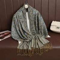Luxury Brand Pashmina Cashmere ScarfAzizaK