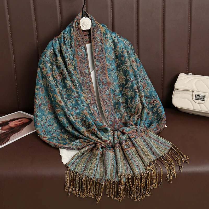 Luxury Brand Pashmina Cashmere ScarfAzizaK
