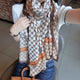 luxury brand winter cotton scarfAzizaK