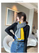 luxury brand winter cotton scarfAzizaK