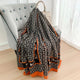 luxury brand winter cotton scarfAzizaK