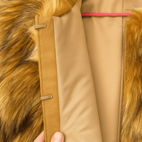 Luxury Faux Fur Coat with Soft Camel LiningAzizaK