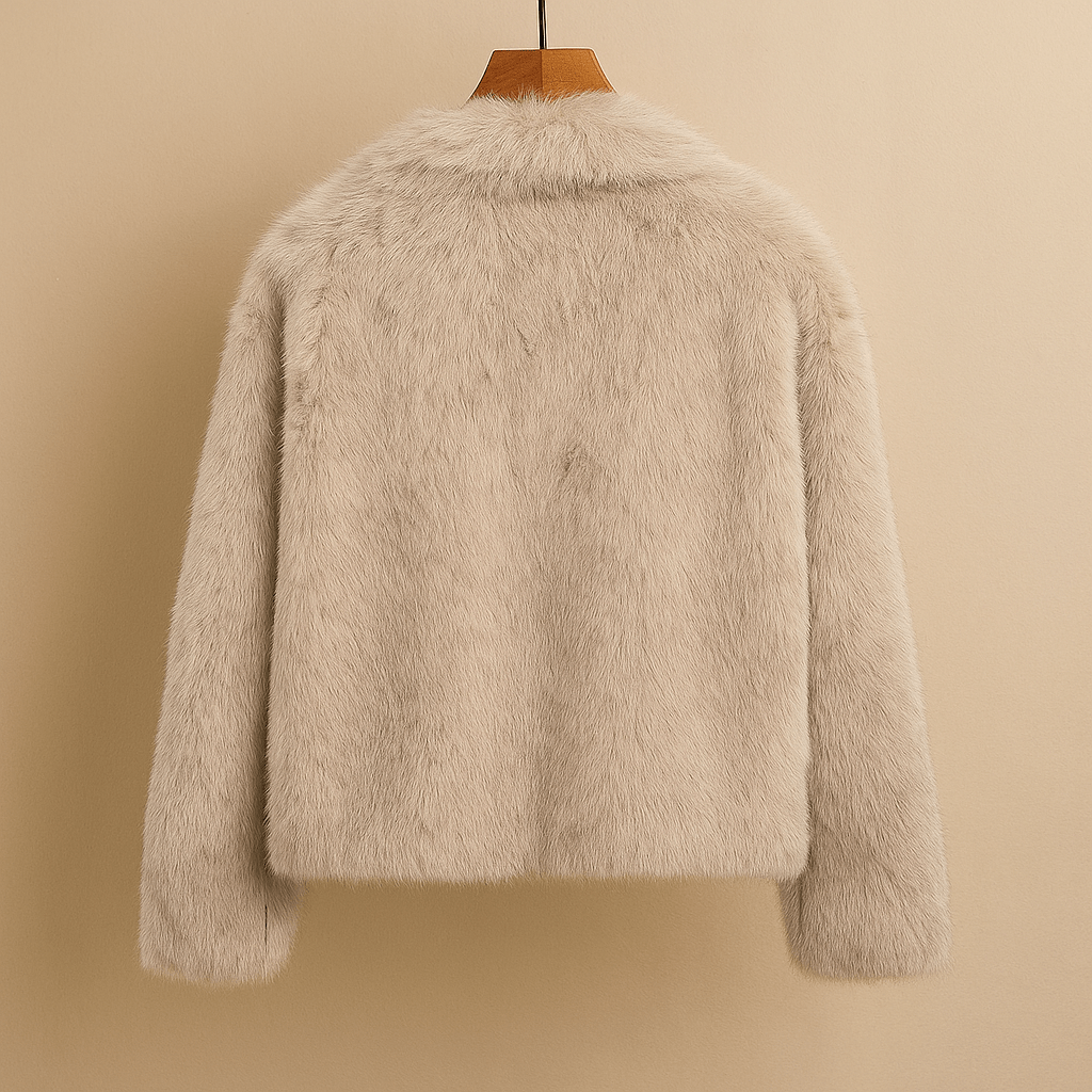 Luxury Faux Fur Jacket – Elegant Winter EssentialAzizaK