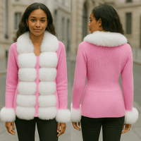 Luxury Faux Fur Panel Vest – Soft Touch CollectionAzizaK