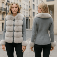 Luxury Faux Fur Panel Vest – Soft Touch CollectionAzizaK