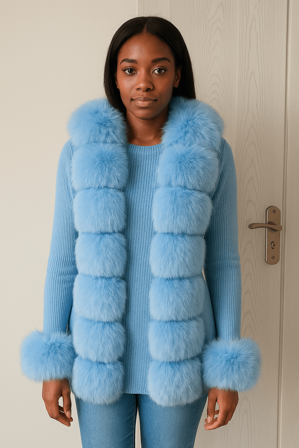 Luxury Faux Fur Panel Vest – Soft Touch CollectionAzizaK
