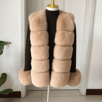 Luxury Faux Fur Panel Vest – Soft Touch CollectionAzizaK
