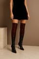 Luxury Gradient Sequin Thigh - High BootsAzizaK