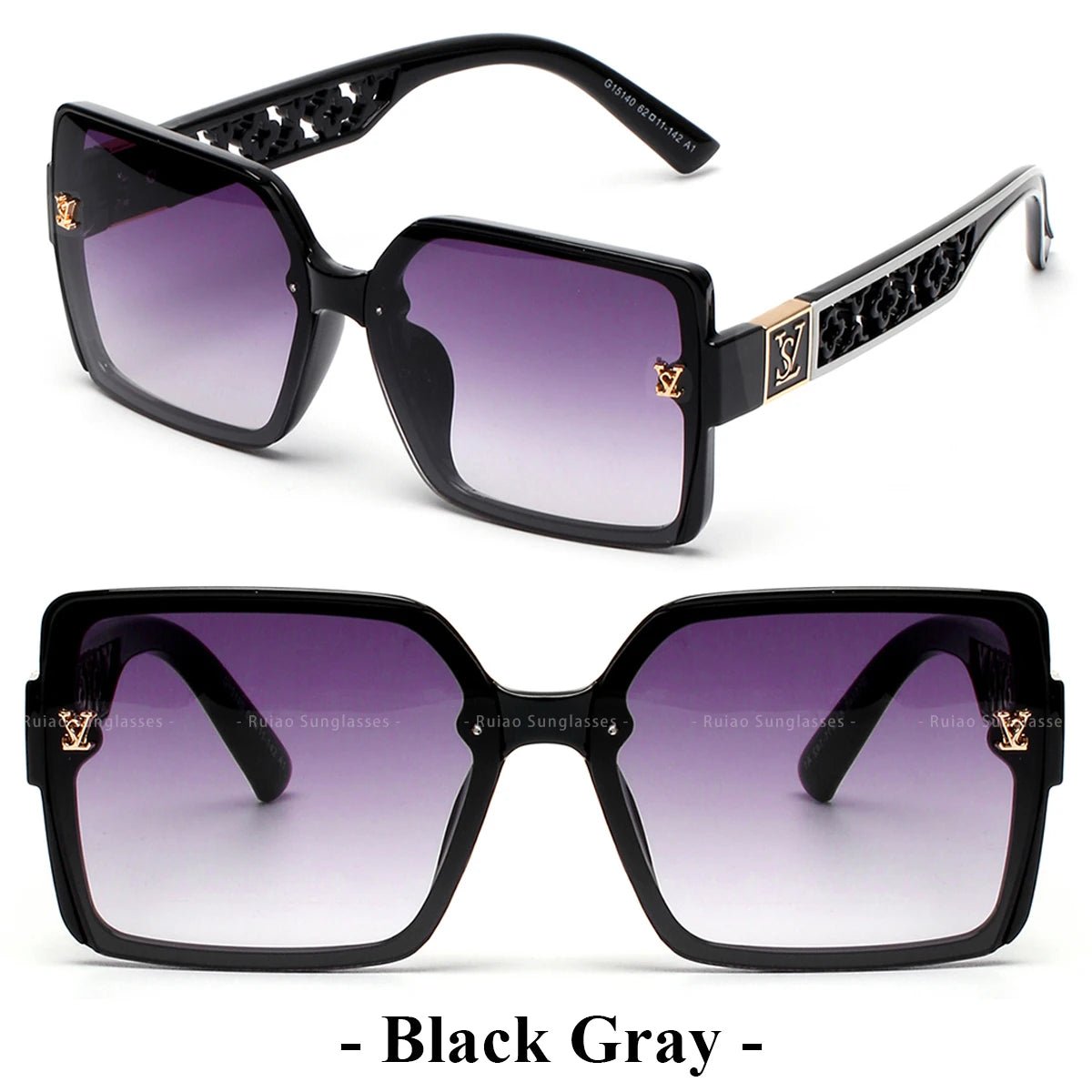 Luxury Square Designer SunglassesAzizaK