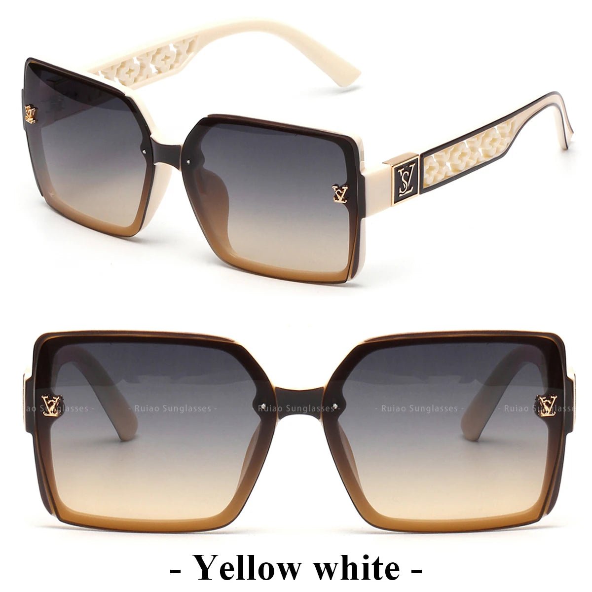 Luxury Square Designer SunglassesAzizaK