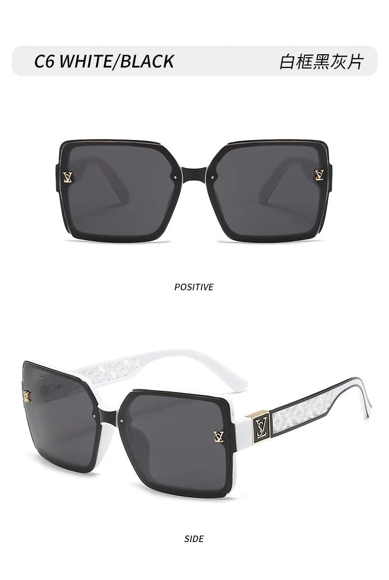 Luxury Square Designer SunglassesAzizaK