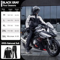 Men and women Jackets and pants Waterproof and breathable reflective raincoatAzizaK