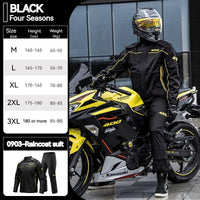 Men and women Jackets and pants Waterproof and breathable reflective raincoatAzizaK