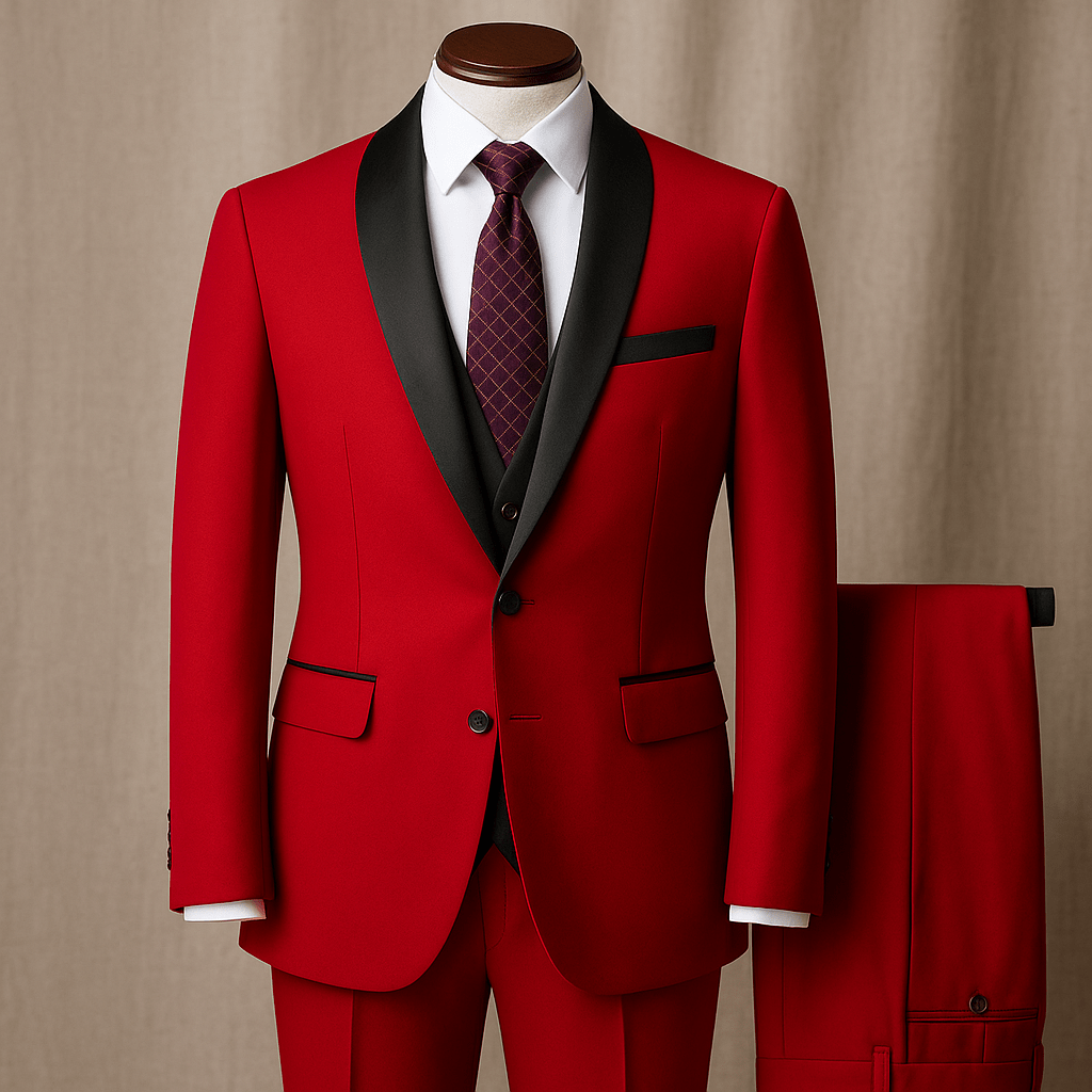 🤵‍♂️ Men's 3 - Piece Suit – Jacket, Trousers & Vest | Formal Wedding & Business OutfitAzizaK