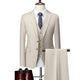 Men’s Premium 3 - Piece Business Suit Set – Jacket, Vest & TrousersAzizaK