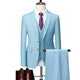 Men’s Premium 3 - Piece Business Suit Set – Jacket, Vest & TrousersAzizaK
