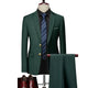 Men’s Premium 3 - Piece Business Suit Set – Jacket, Vest & TrousersAzizaK