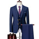 Men’s Premium 3 - Piece Business Suit Set – Jacket, Vest & TrousersAzizaK