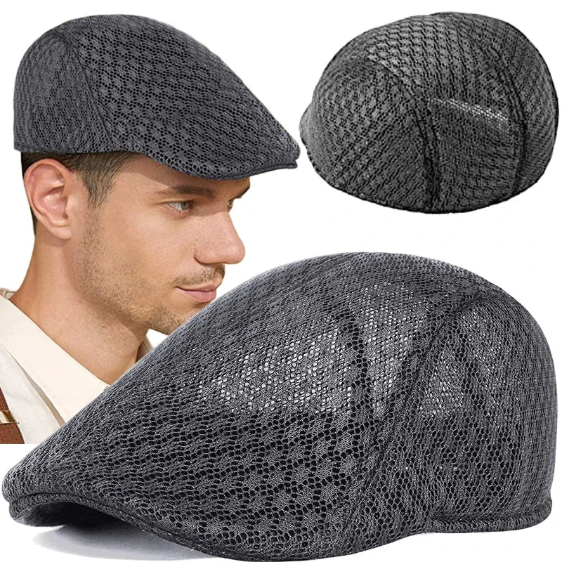 Men’s Retro Beret HatAzizaK