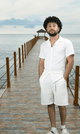 Men’s Vintage Summer Set – Short Sleeve Shirt & ShortsAzizaK
