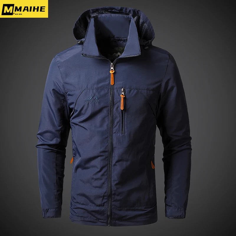 Men’s Windbreaker Jackets WaterproofAzizaK