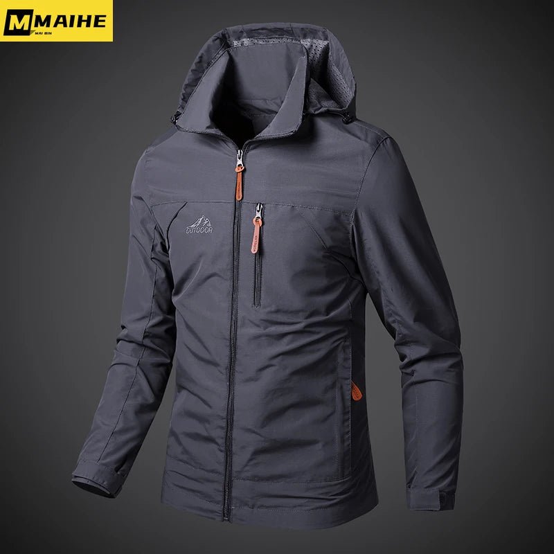 Men’s Windbreaker Jackets WaterproofAzizaK