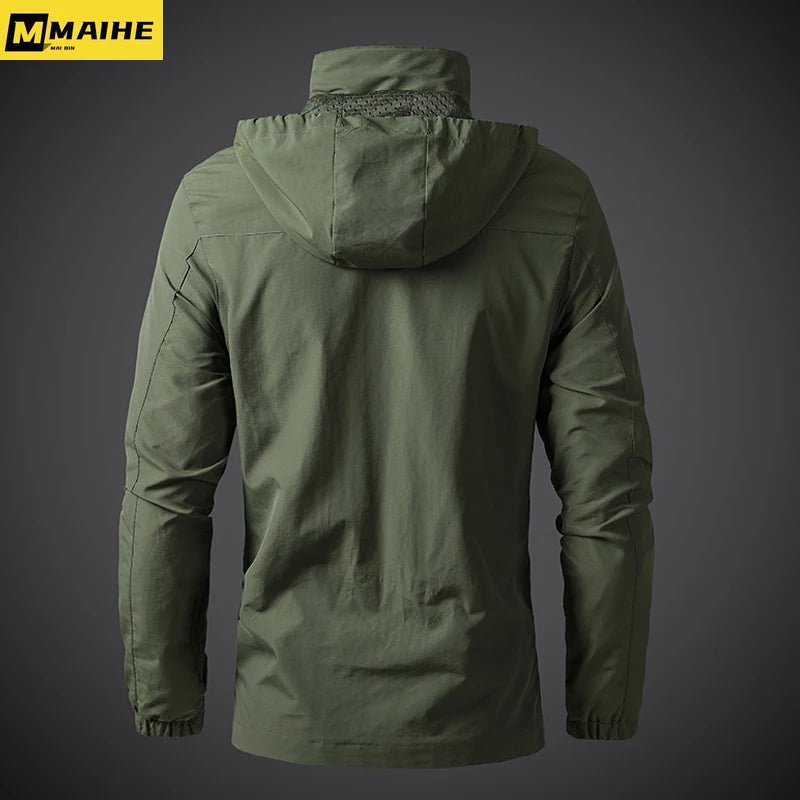 Men’s Windbreaker Jackets WaterproofAzizaK