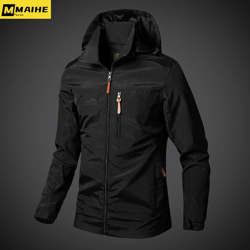 Men’s Windbreaker Jackets WaterproofAzizaK