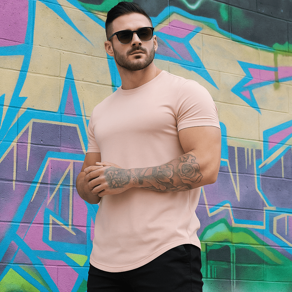 Muscle Fit Workout T-Shirt – High - Quality Cotton Athleisure TeeAzizaK